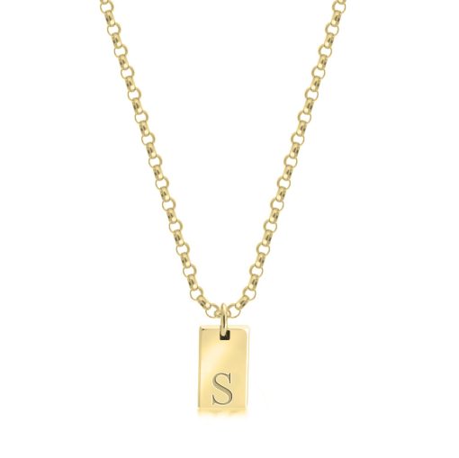 Collier "Initial" Homme