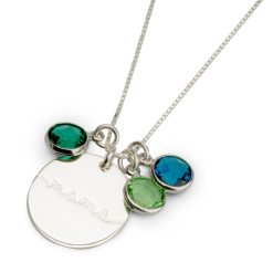 Mama Necklace with Birthstones